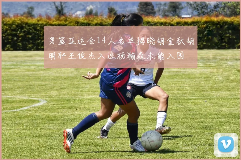 男篮亚运会14人名单揭晓胡金秋胡明轩王俊杰入选杨瀚森未能入围